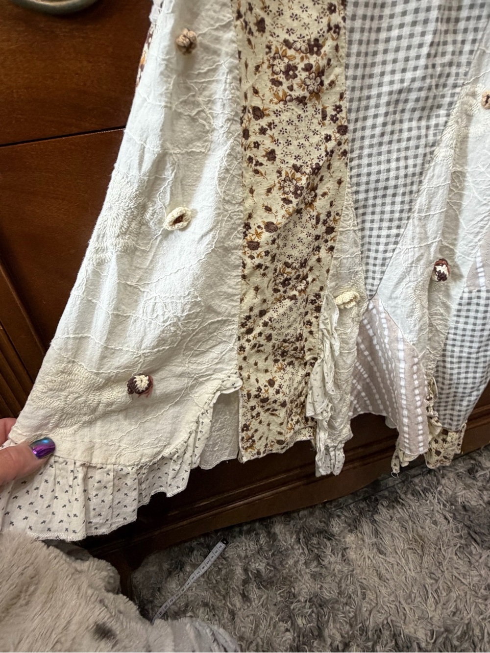 Western Shabby Chic Boho Flowy Tank Top - Picture 5 of 16